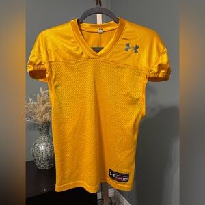 Under Armour Golden Mesh Kids Football Jersey Youth Small